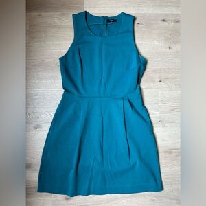 Madewell teal turquoise knit dress size medium